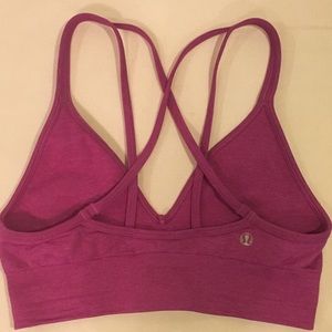 Fuschia Lululemon Athletica Sports Bra